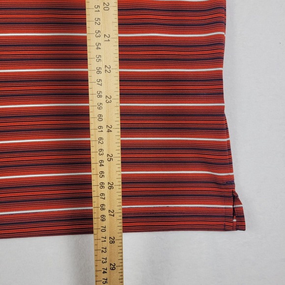 Walter Hagen Performance Polo Lot (2) Large Patriotic Gray Flag Red Blue Stripes - Picture 6 of 11